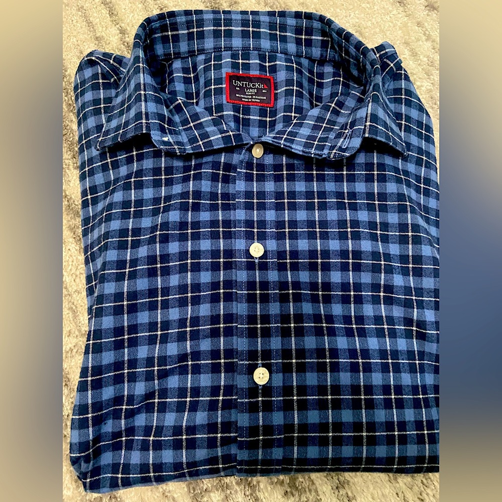 Untuckit long sleeve button up